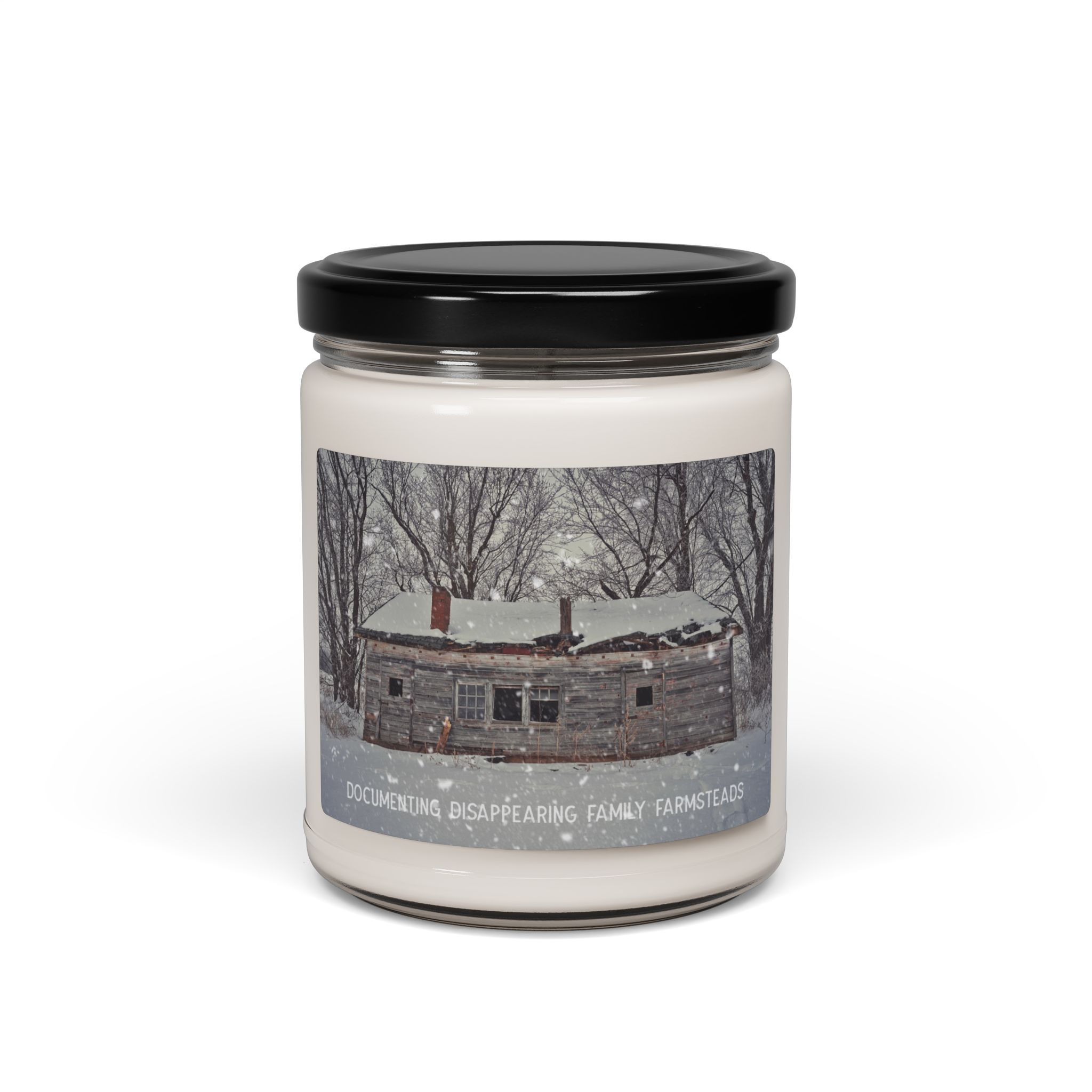 Winter Hearth Soy Candle with Orange Spice, Fir & Smoky Fireplace Notes