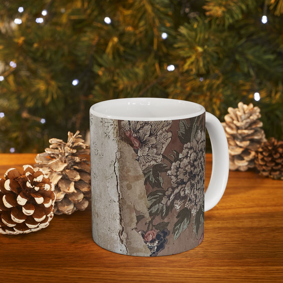 Thumbnail: Vera's Wallpaper Ceramic Mug - Cozy 11oz