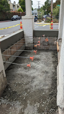 2023-6-9 prepping the Ellsworth entry for a concrete pour
