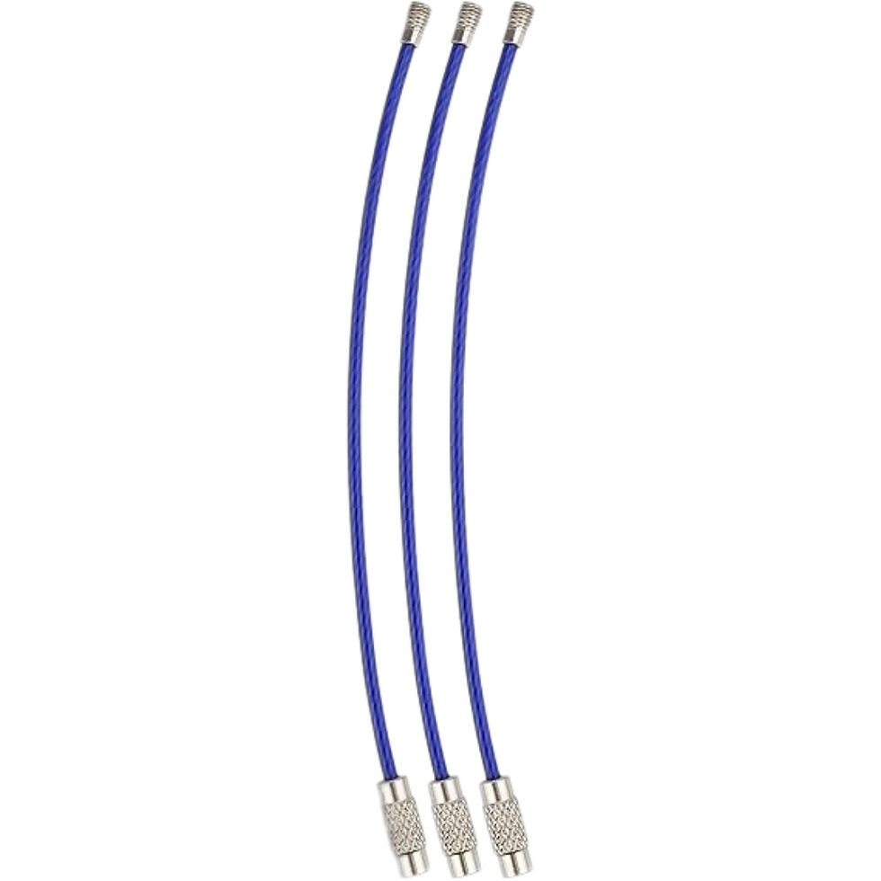 Thumbnail: 4inch/10cm, Wire Loops - Pack of 3