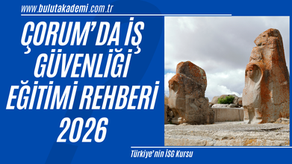 Çorum İSG kursu 2026 hakkında merak edilen tüm detaylar bu rehberde.