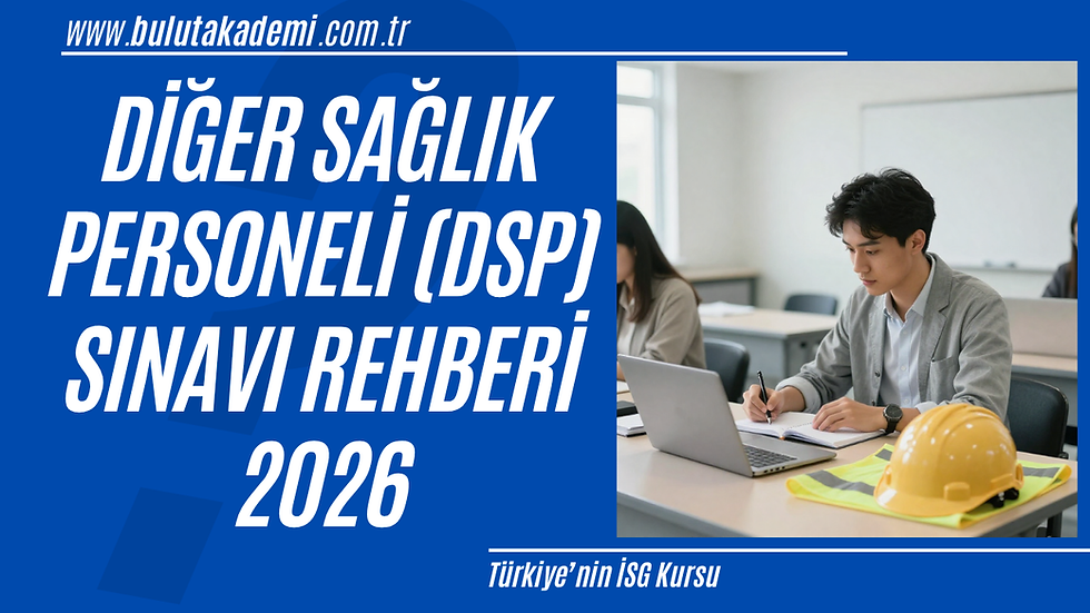 DSP sınavı ve sertifika süreci 2026 detaylarını keşfedin; ÖSYM sınav sistemi, İSG-KATİP işlemleri, eğitim şartları ve diğer sağlık personeli çalışma alanları hakkında tüm önemli bilgileri tek içerikte öğrenin.