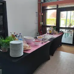 Organisation du buffet pour le tournoi de tennis Baldeschi par Impulsion Évènements