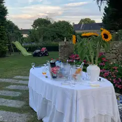 Organisation du buffet d'un anniversaire de mariage à Saint- Briac par Impulsion Évènements