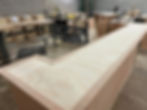 Thumbnail: 10 foot straight bar with 2 level bar top and included shelving