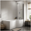 Thumbnail: 1700mm Right Hand B-Shaped Shower Bath