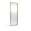 Thumbnail: Rene 6mm Hinged Shower Door - Brushed Brass