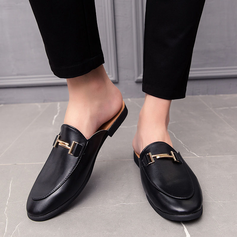 Half Slippers Closed Toe Without Heel Casual Sandals