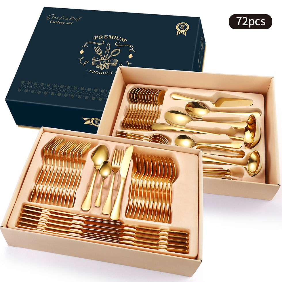 Thumbnail: Stainless Steel Tableware Gift Box Set