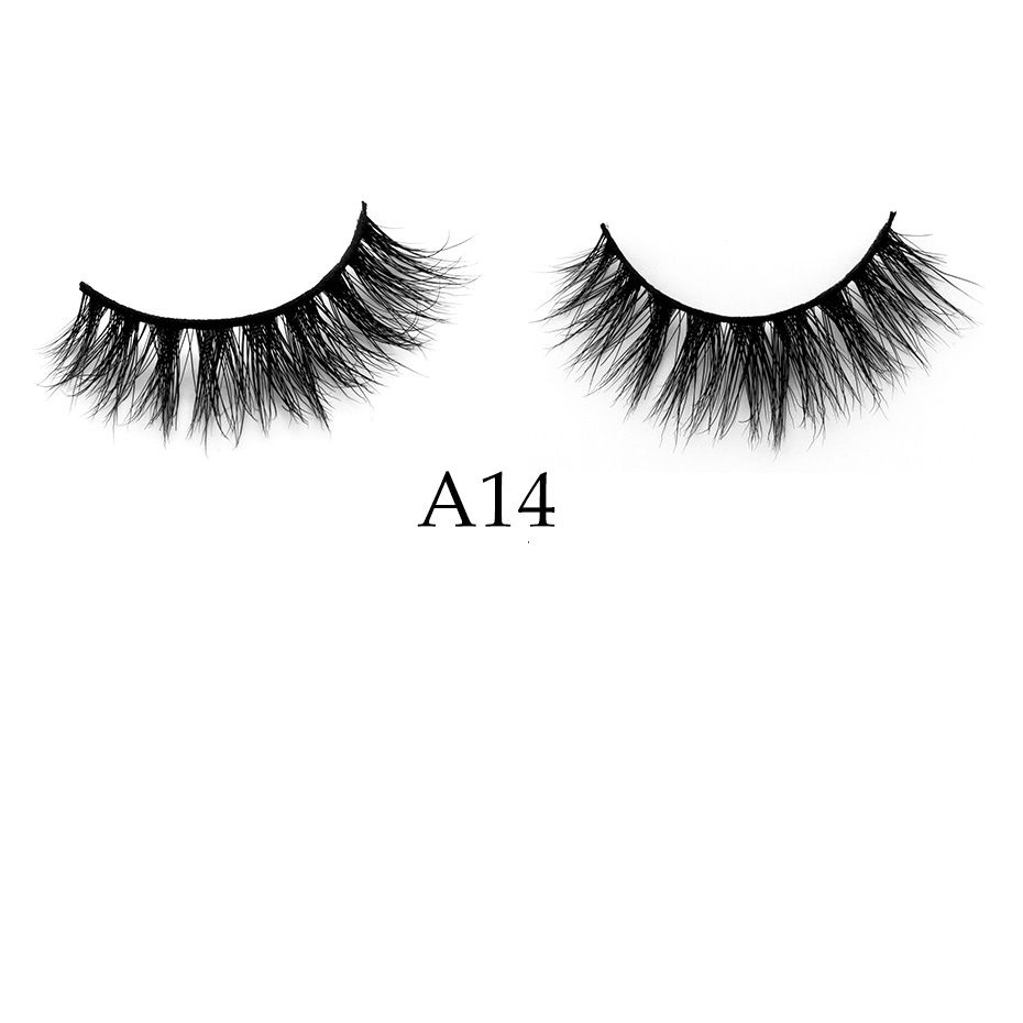 Thumbnail: Handmade 3D Mink Full Strip False Eyelashes - Family