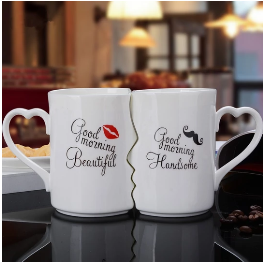 Thumbnail: Couple of lovers cups mug personality cup ceramic cup
