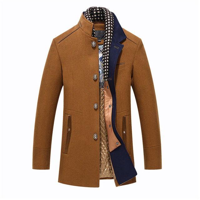 Thumbnail: Men's woollen overcoat