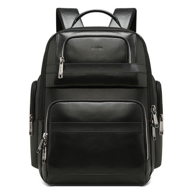 Thumbnail: Top layer leather backpack