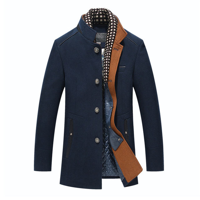 Thumbnail: Men's woollen overcoat