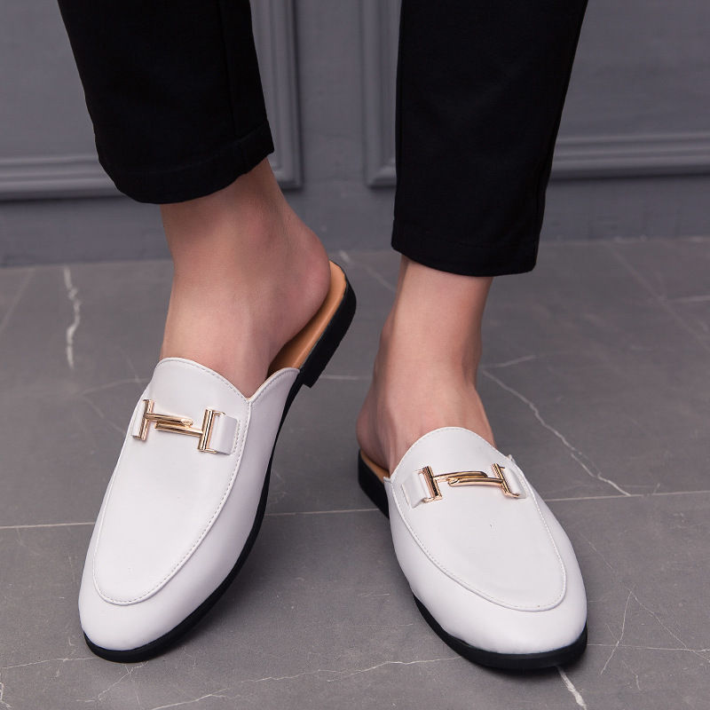 Thumbnail: Half Slippers Closed Toe Without Heel Casual Sandals