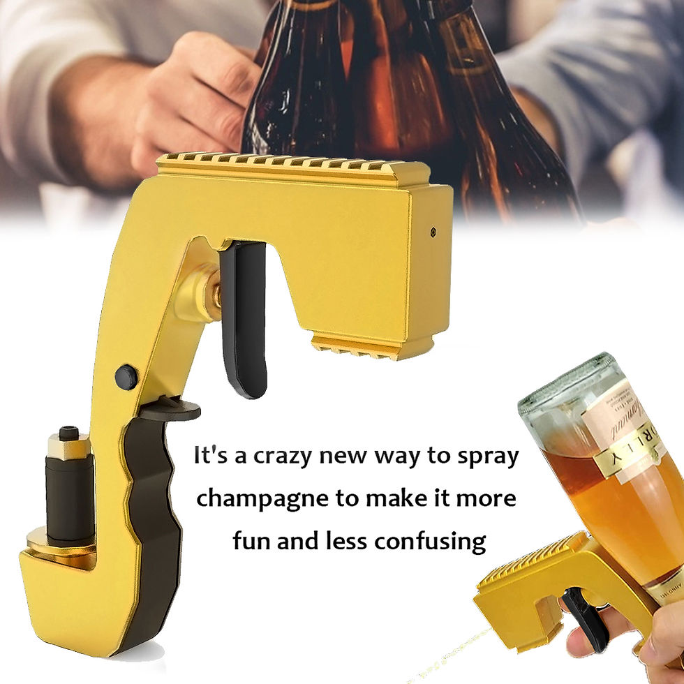 Thumbnail: Champagne Wine Dispenser Beer Ejector Beer Spray Gun Bottle Cap Wine Stopper