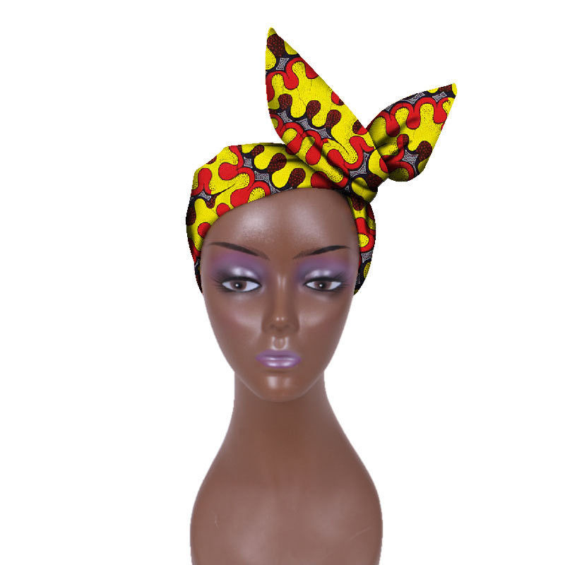 Thumbnail: African Women Wax Cloth Cotton Turban