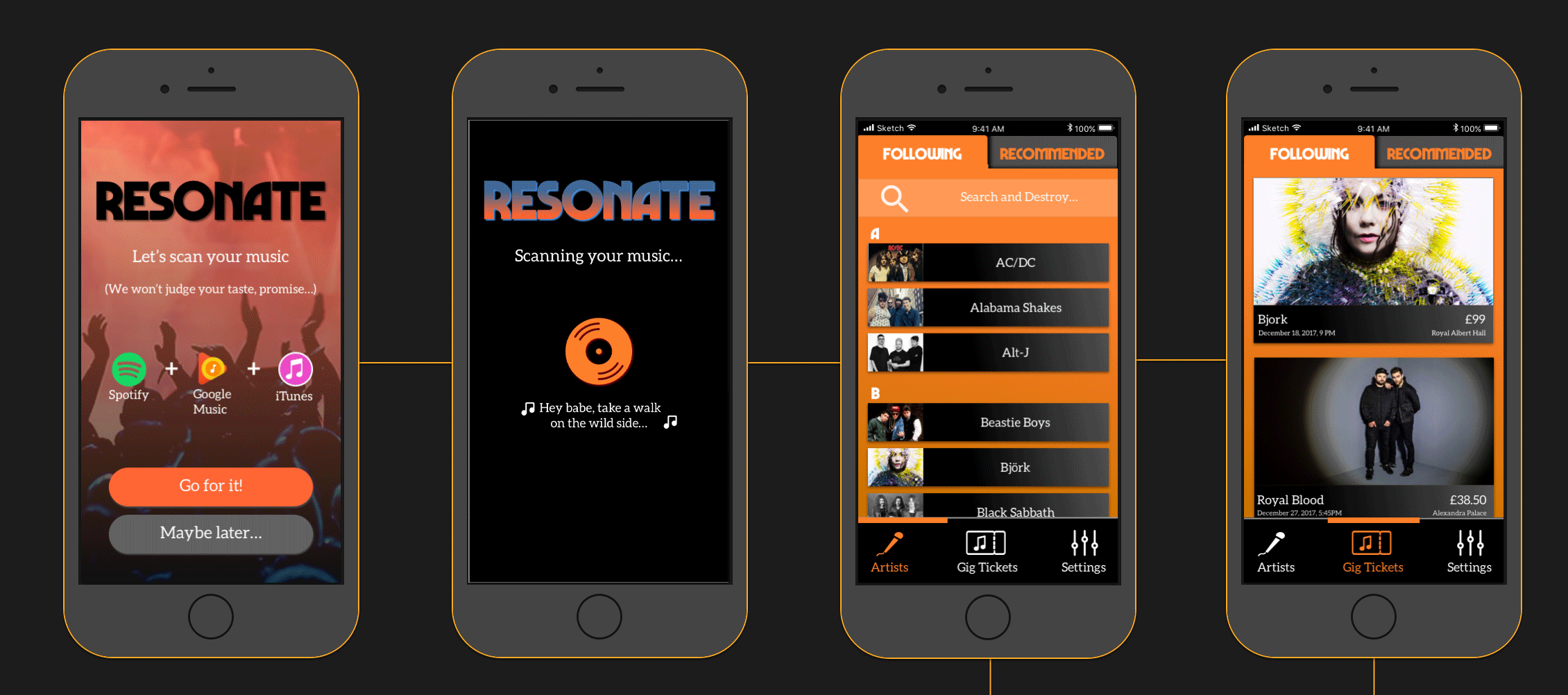 Resonate // Music App