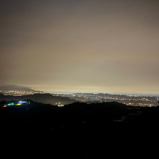 台中東勢露營區環境 夜景環繞