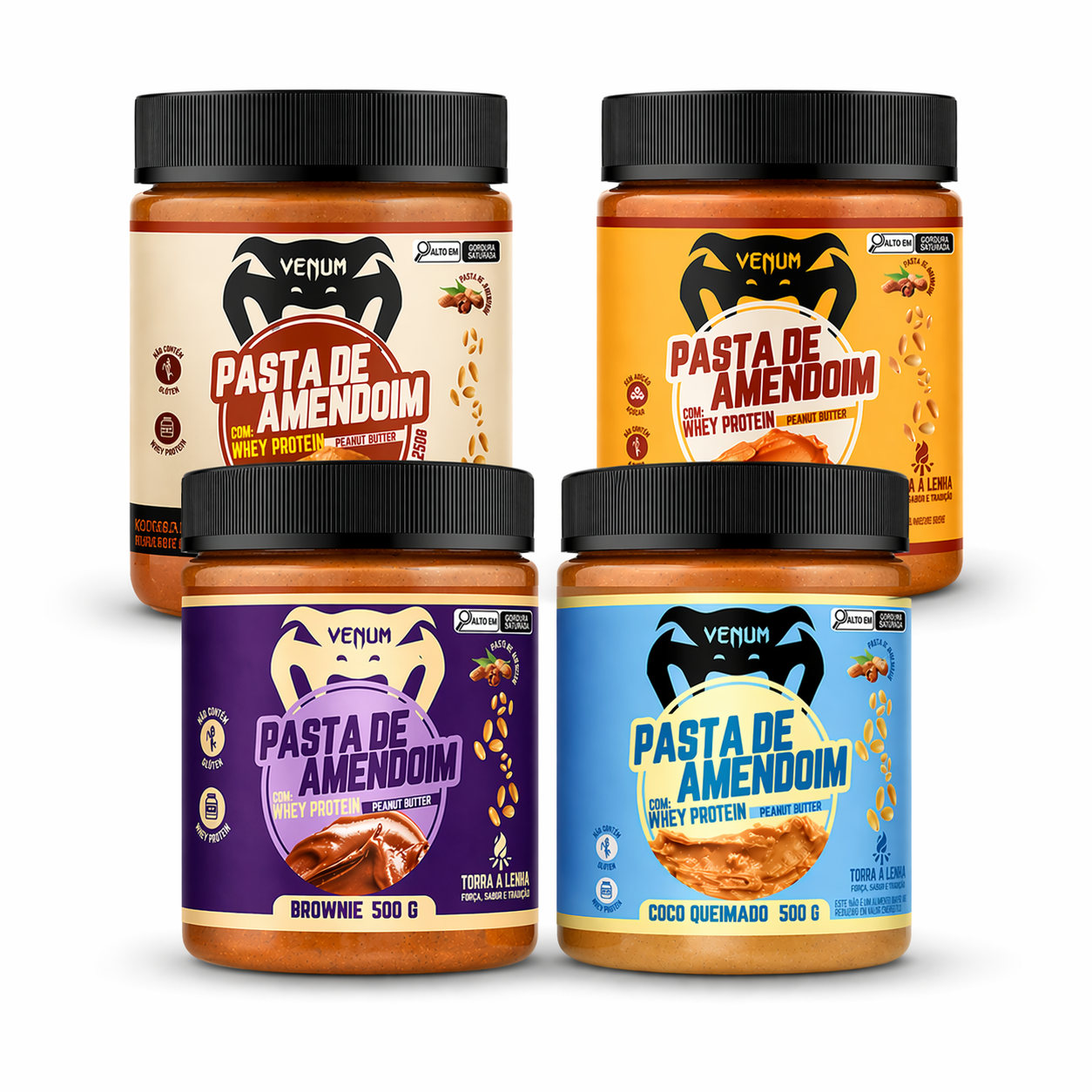 Pasta de Amendoim Venum 500g