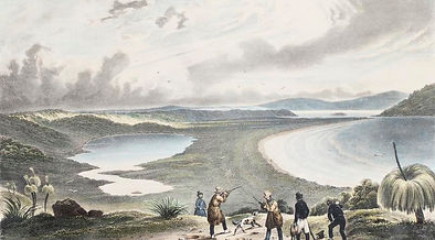 Vue d'un Etang pres la Baie du Roi Georges (N'elle Hollande).jpg