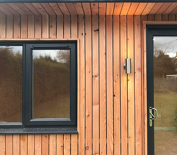 Garden Room clad with British Larch