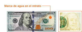 Marca de agua en el retrato