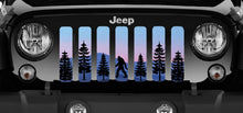 Purple Bigfoot Jeep Grill Insert