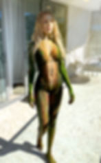 crocodile body paint