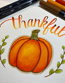 halloween and fall calligraphy for events