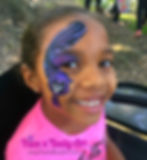 Teentitans raven face paint