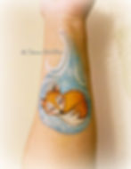 fox holiday face painting