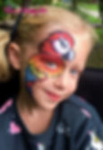 parrot face painting