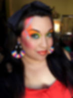 80s glow in the dark makeup