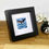 Thumbnail: Hand Embroidered Picture in Shadow Box Frame - Whale