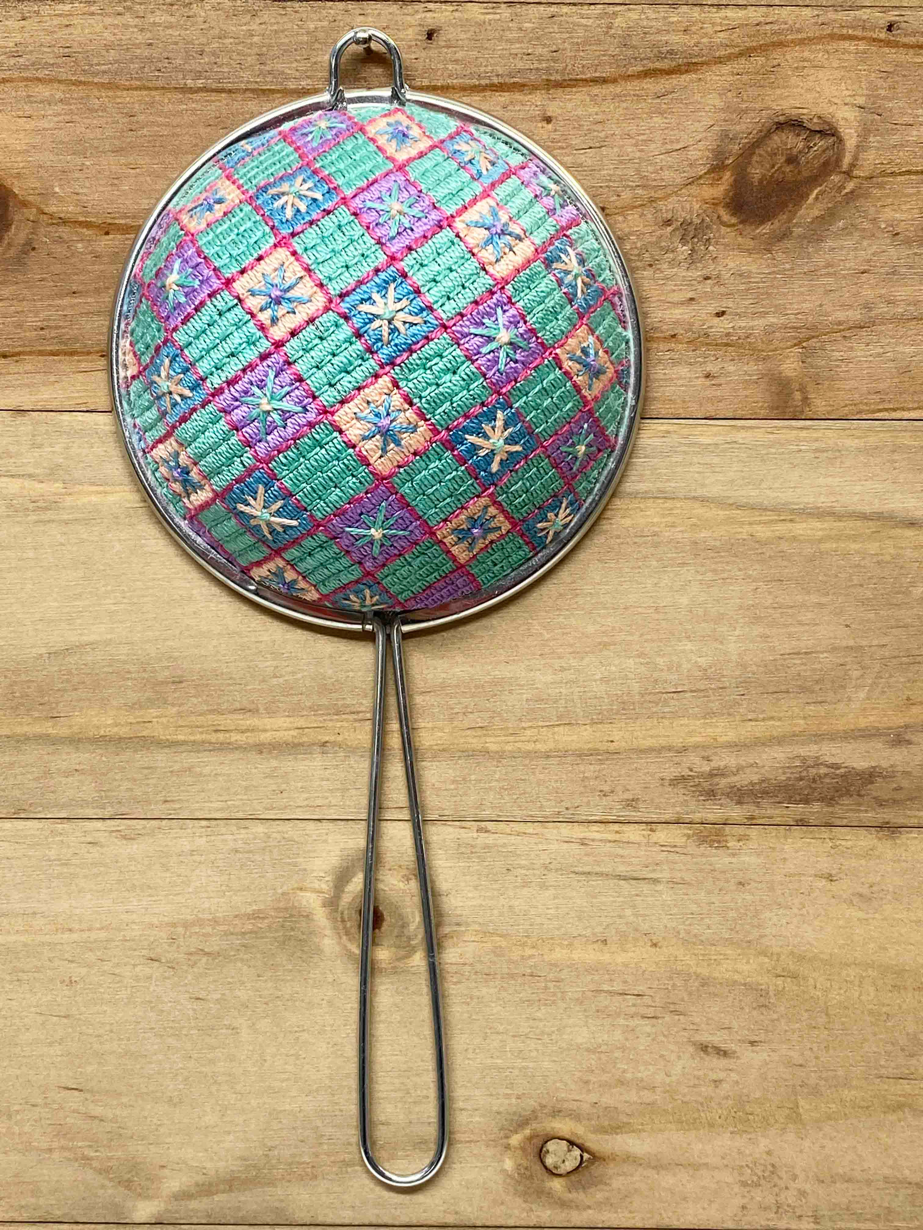 Hand Embroidered Woven Stainless Steel Sieve - Dolly Mixture