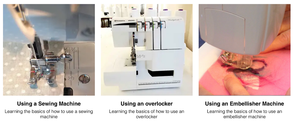 Learning How to Use a Sewing Machine