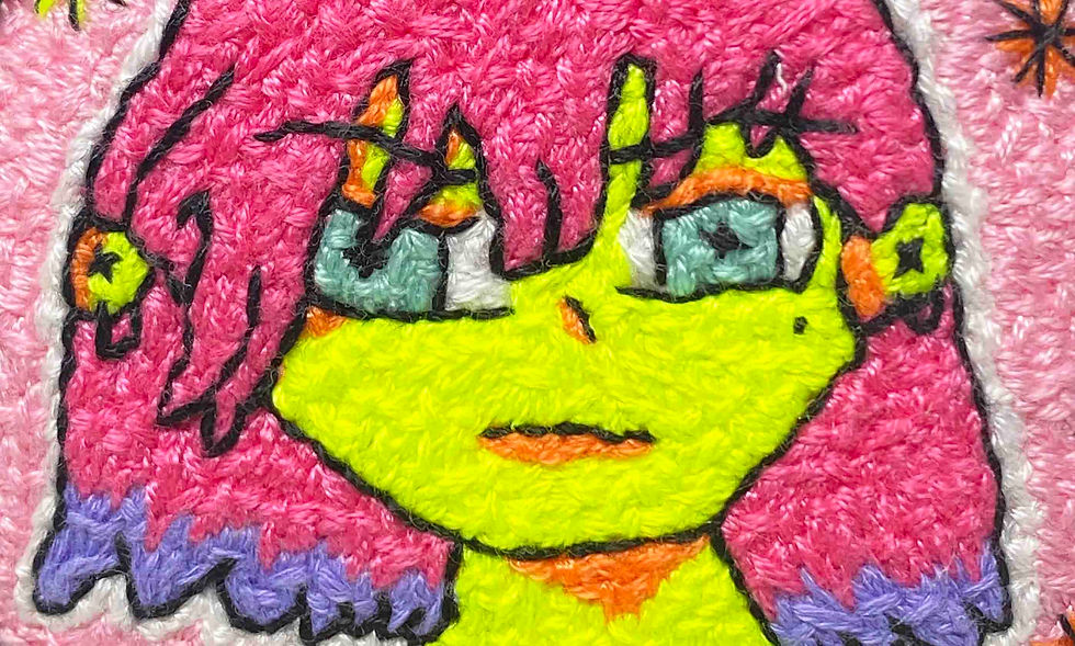 Thumbnail: Hand Embroidered Picture With Easel - Skye (Physical Product)