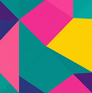 Geometric design using brand colours Yellow - e0ae26__Pink- e8138b__Teal Blue - 367588__Da