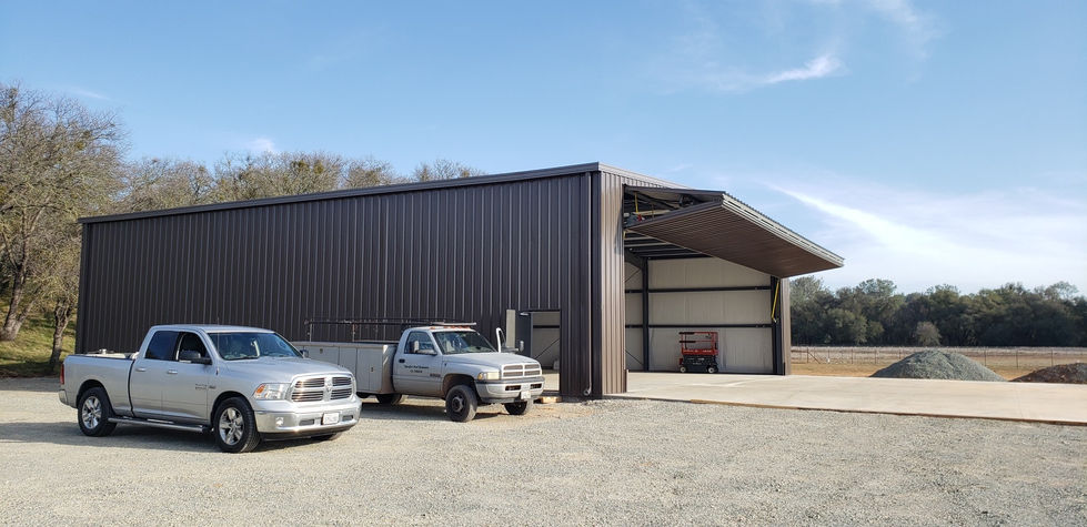 Custom airplane hanger metal building