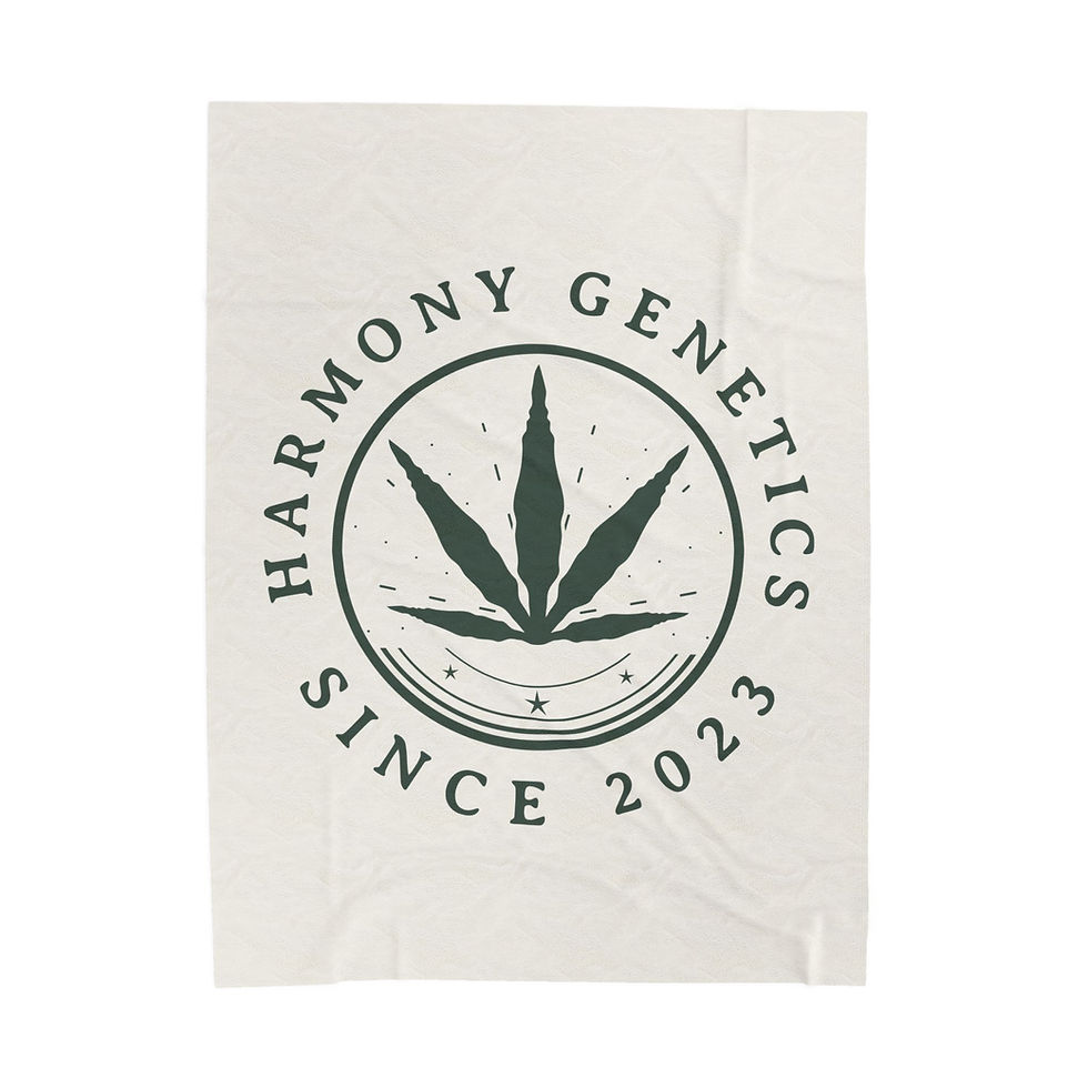 Thumbnail: Plush Blanket - Harmony Genetics Logo Design