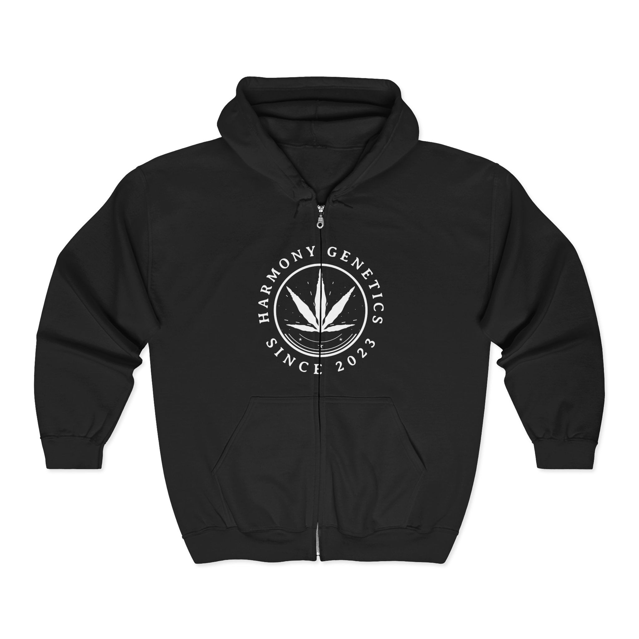 Harmony Genetics Zip-Up Unisex Hoodie
