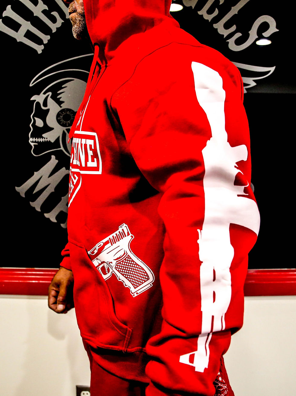 Thumbnail: Support AK Big Red Machine Pullover Hoodie