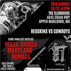 10/25 @1PM Redskins vs Cowboys