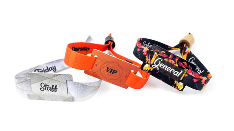 custom rfid cloth wristband
