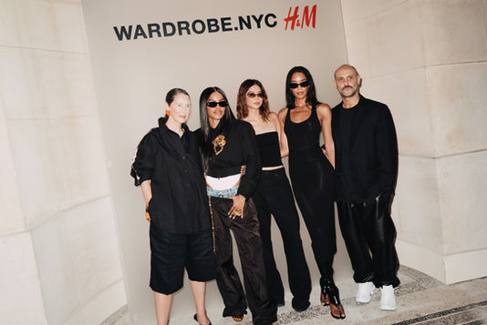 H&M celebrates the launch of the WARDROBE.NYC H&M collection in Paris