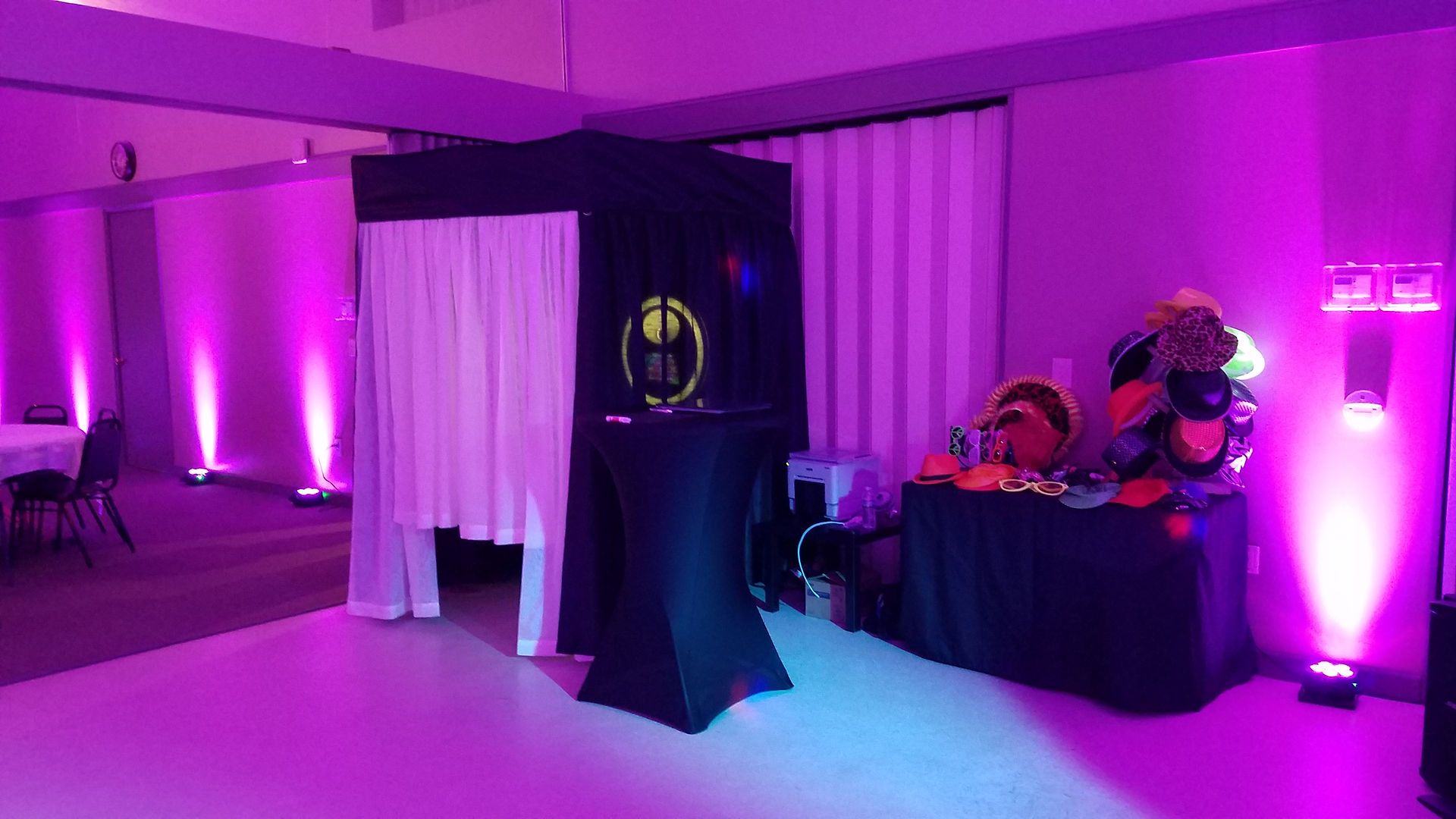 Enclosed Lounge-Style Photo Booth
