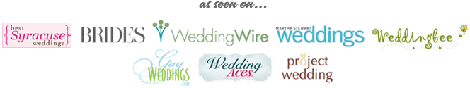 Top Wedding DJ! As seen on these Major Wedding Magazines & Websites