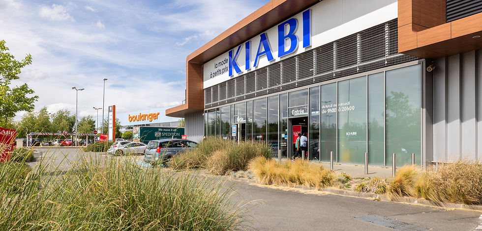 Photographie d'un magasin Kiabi