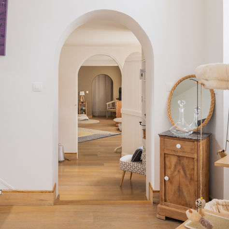 Photo illustrant l'importance des lignes bien droites en architecture